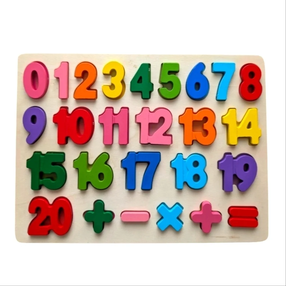 Kimuvin Colorful Digital Puzzle for Kids Adding, Substrating etc Age 3+